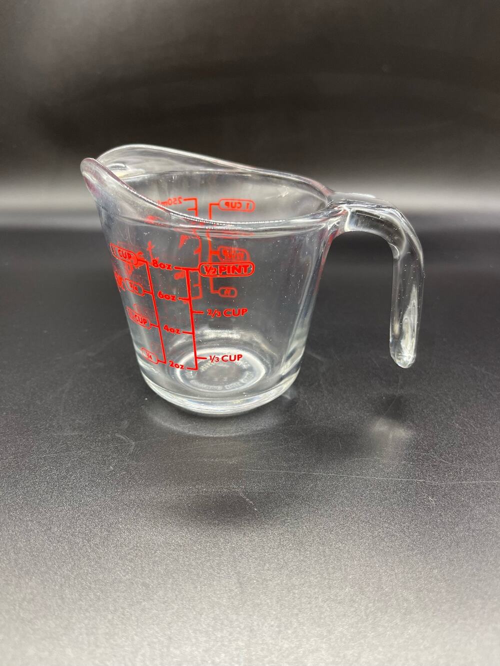Vintage Glass Anchor Hocking Measuring Cup One Cup